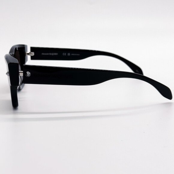 NEW ALEXANDER MCQUEEN AM0409S 001 BLACK UNISEX SUNGLASSES ALEXANDER MCQUEEN - Picture 9 of 10